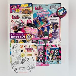 L.O.L Surprise! Coloring Activity Book Birthday Party Favor Pack Bundle of 13